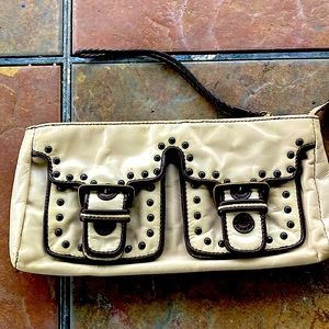Kate Landry Leather Clutch/wristlet bag